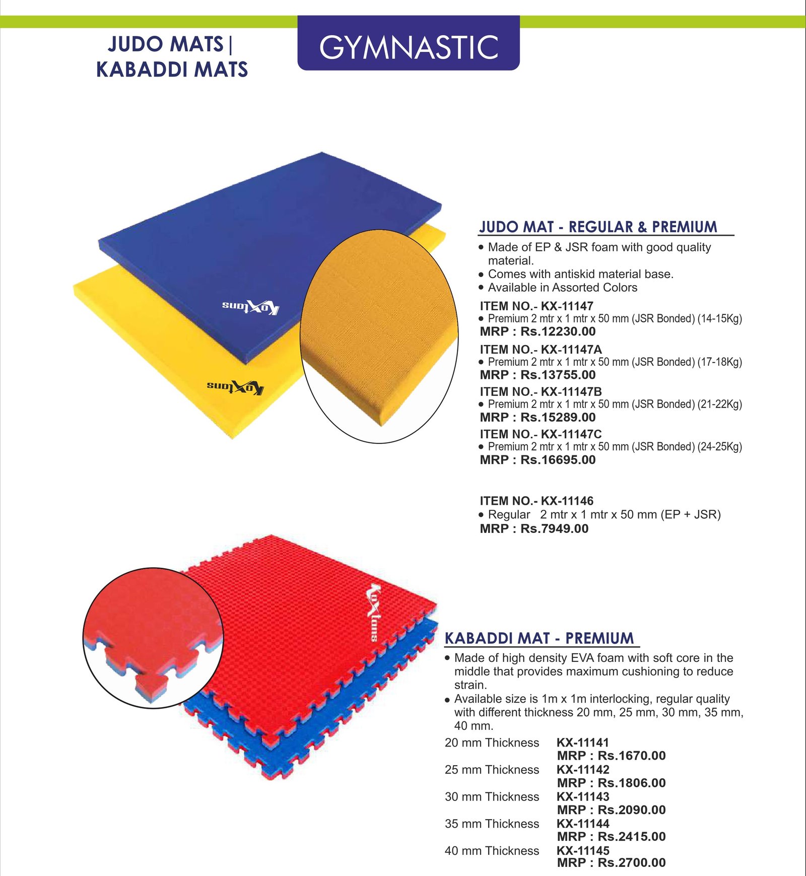 Koxtons Gymnastics Catalogue Page 146